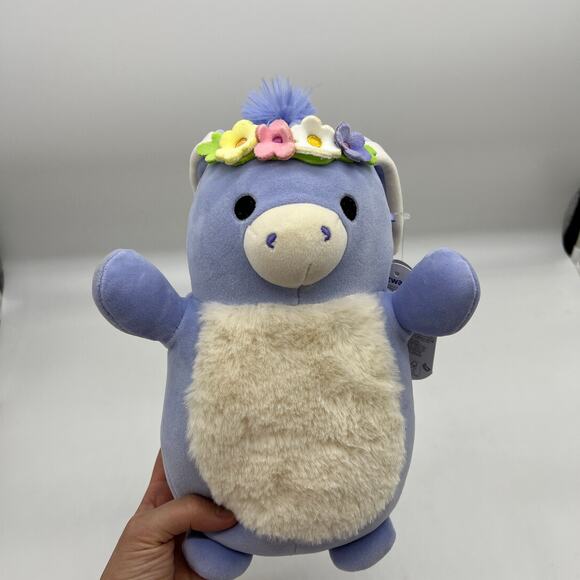 Squishmallows 10" Easter HugMees Milanda the Donkey - Picture 2 of 9
